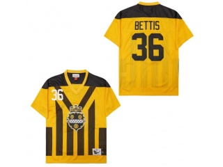 Pittsburgh Steelers #36 Jerome Bettis 1993 Throwback Jersey Yellow