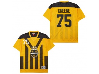 Pittsburgh Steelers #75 Joe Greene 1993 Throwback Jersey Yellow