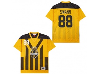 Pittsburgh Steelers #88 Lynn Swann 1993 Throwback Jersey Yellow