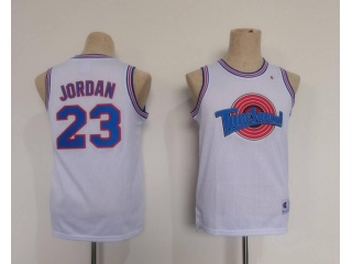 Youth Space Jam Tune Squad #23 Michael Jordan Jersey White