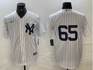 New York Yankees #65 Cool Base Jersey White