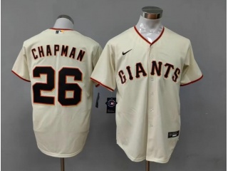 San Francisco Giants #26 Matt Chapman Cool Base Jerseys Cream