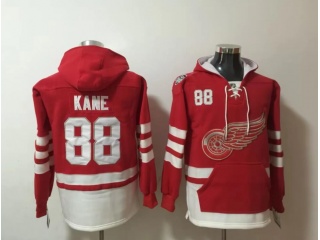Detroit Red Wings #88 Patrick Kane Hoodie Red