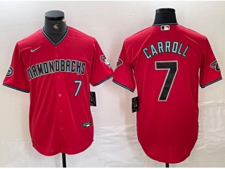 Arizona Diamondbacks #7 Corbin Carroll Cool Base Jersey Red