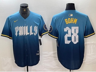 Philadelphia Phillies #28 Alec Bohm 2024 City Cool Base Jersey Blue
