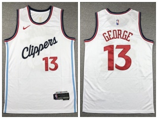Los Angeles Clippers #13 Paul George 2024 Jersey White