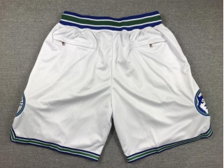 Minnesota Timberwolves Throwback Short White Classic 