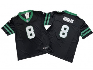 New York Jets #8 Aaron Rodgers Vapor F.U.S.E. Limited Jersey Legacy Black