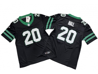 New York Jets #20 Breece Hall Vapor F.U.S.E. Limited Jersey Legacy Black