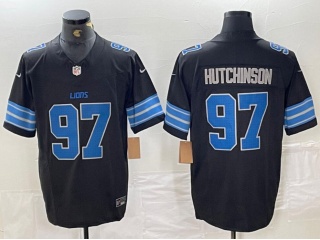 Detroit Lions #97 Aidan Hutchinson Vapor F.U.S.E. Limited Jersey Legacy Black