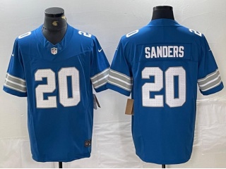 Detroit Lions #20 Barry Sanders Vapor F.U.S.E. Limited Jersey Legacy Blue 