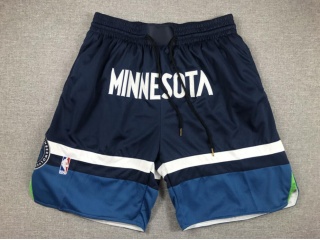 Minnesota Timberwolves Throwback Short Navy Blue