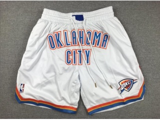 Oklahoma City Thunder Just Don Short White