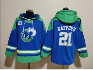 Dallas Mavericks #21 Daniel Gafford Hoodie Blue/Green