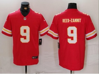 Kansas City Chiefs #9 Louis Rees-Zammit Limited Jersey Red
