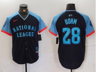 Philadelphia Phillies #28 Alec Bohm 2024 MLB All-Star Game Limited Player Jersey Navy Blue