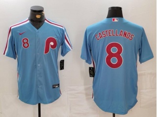 Philadelphia Phillies #8 Nick Castellanos Limited Players Jersey Blue