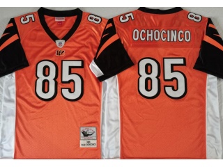 Cincinnati Bengals #85 Chad Ochocinco Throwback Jersey Orange