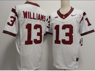 USC Trojans #13 Caleb Williams F.U.S.E Limited Jersey White