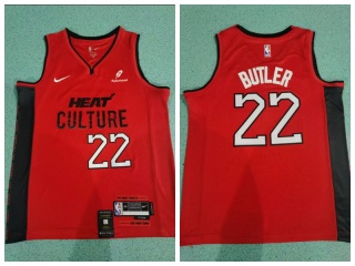 Miami Heat #22 Jimmy Butler 2024-25 City Jersey Red