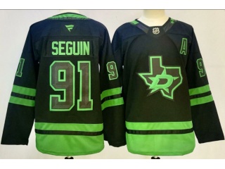 Fanatics Dallas Stars #91 Tyler Seguin 2021 Breakaway Jersey Black