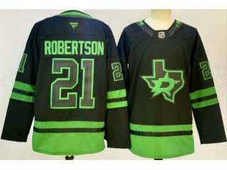 Fanatics Dallas Stars #21 Jason Robertson 2021 Breakaway Jersey Black