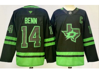 Fanatics Dallas Stars #14 Jamie Benn 2021 Breakaway Jersey Black