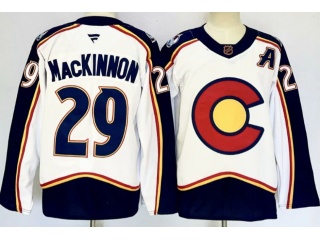 Fanatics Colorado Avalanche #29 Nathan MacKinnon 2023 Reverse Jersey White