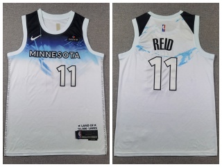 Minnesota Timberwolves #11 Naz Reid 2024-25 City Jersey White