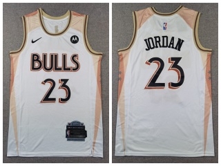 Chicago Bulls #23 Michael Jordan 2024-25 City Jersey White