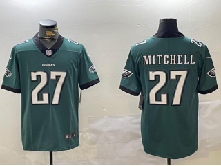Philadelphia Eagles #27 Quinyon Mitchell Vapor Limited Jersey Green