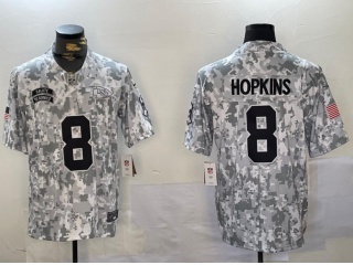 Kansas City Chiefs #8 DeAndre Hopkins 2024 Salute to Service Limited Jersey Arctic Camo