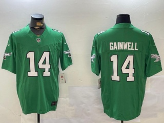 Philadelphia Eagles #14 Kenneth Gainwell F.U.S.E Limited Jersey Kelly Green