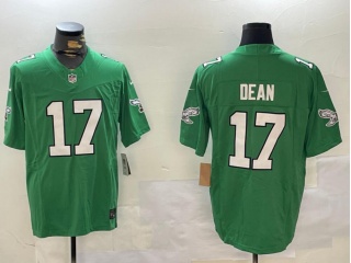 Philadelphia Eagles #17 Nakobe Dean F.U.S.E Limited Jersey Kelly Green