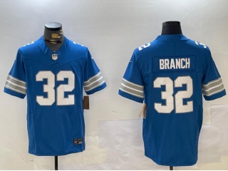 Detroit Lions #32 Brian Branch Vapor F.U.S.E. Limited Jersey Legacy Blue