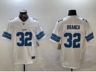 Detroit Lions #32 Brian Branch Vapor F.U.S.E. Limited Jersey Legacy White
