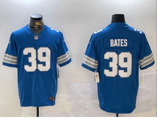 Detroit Lions #39 Jake Bates Vapor F.U.S.E. Limited Jersey Legacy Blue