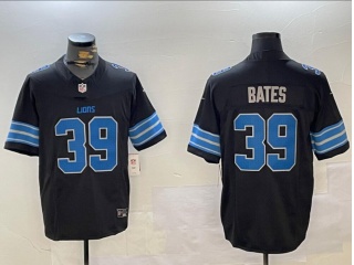 Detroit Lions #39 Jake Bates Vapor F.U.S.E. Limited Jersey Legacy Black
