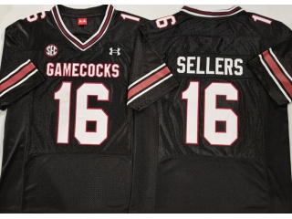 South Carolina Gamecocks #16 LaNorris Sellers Jersey Black