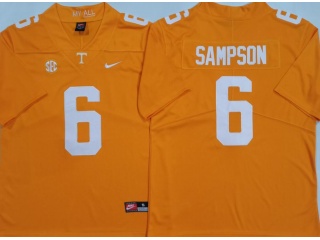 Tennessee Volunteers #6 Dylan Sampson Limited Jersey Orange