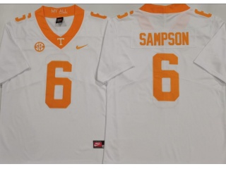 Tennessee Volunteers #6 Dylan Sampson Limited Jersey White