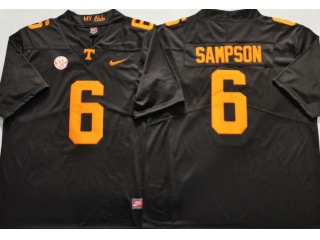 Tennessee Volunteers #6 Dylan Sampson Limited Jersey Black