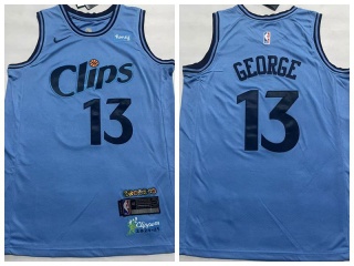 Los Angeles Clippers #13 Paul George 2024-25 City Jersey Blue