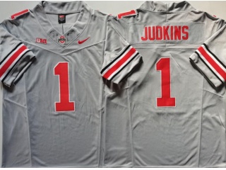 Ohio State Buckeyes #1 Quinshon Judkins F.U.S.E Limited Jersey Grey