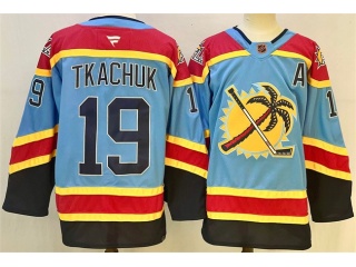 Fanatics Florida Panthers #19 Matthew Tkachuk 2023 Reverse Jersey Blue