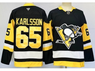 Fanatics Pittsburgh Penguins #65 Erik Karlsson Jersey Black