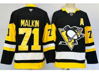 Fanatics Pittsburgh Penguins #71 Evgeni Malkin Jersey Black