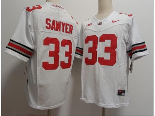 Ohio State Buckeyes #33 Jack Sawyer F.U.S.E Limited Jersey White