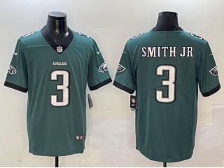 Philadelphia Eagles #3 Smith Jr Vapor Limited Jersey Green