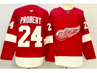 Fanatics Detroit Red Wings #24 Bob Probert Jersey Red